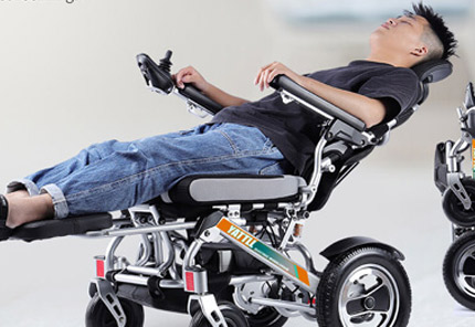 YATTLL-YE200: podróże lekki składany elektryczny dla osób poruszających się na wózkach inwalidzkich